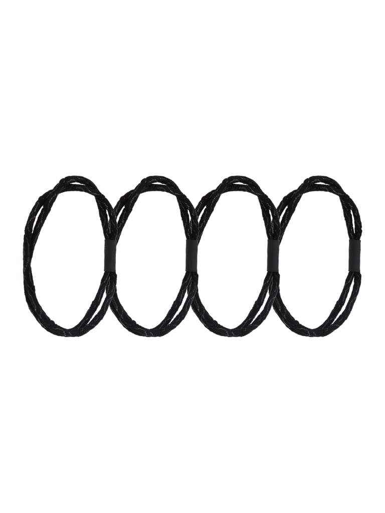 Plain Rubber Bands in Black color - DIV10368