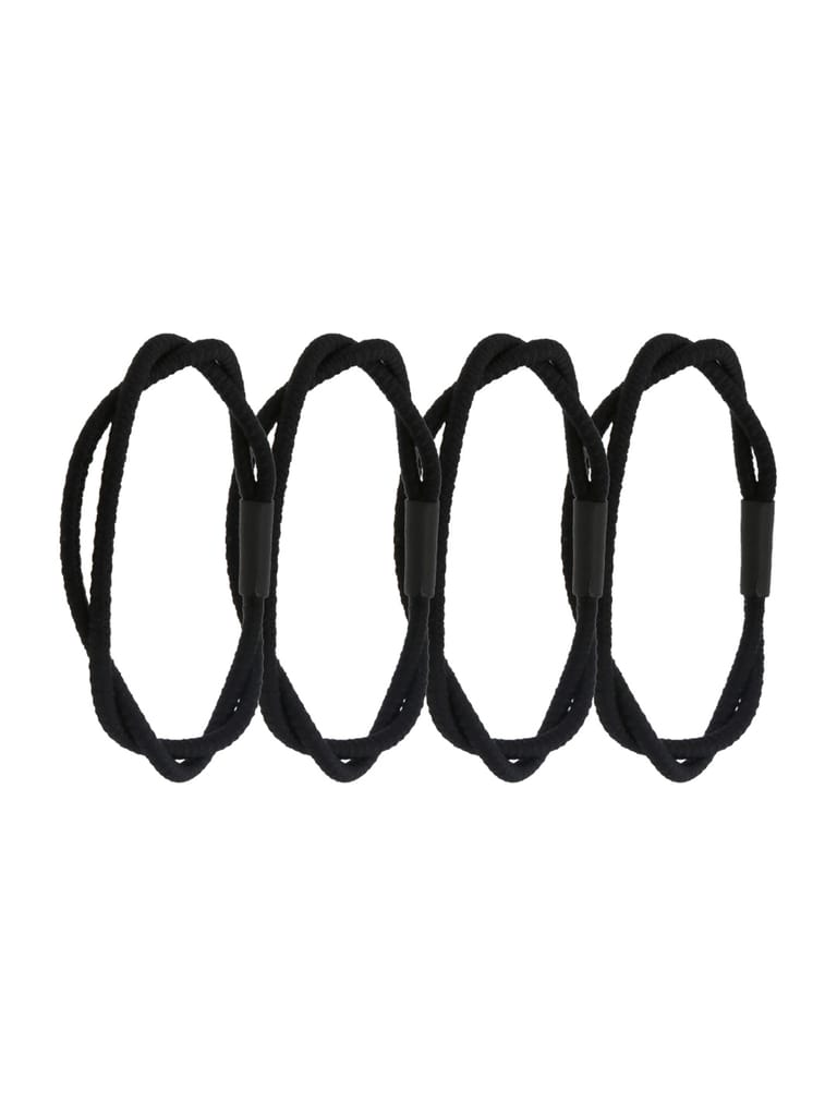 Plain Rubber Bands in Black color - DIV10389