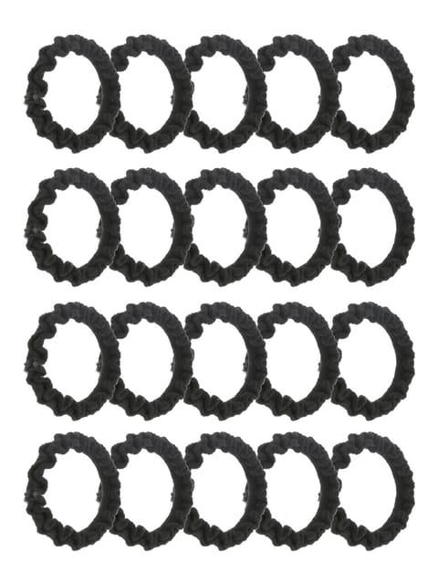 Plain Rubber Bands in Black color - DIV10217