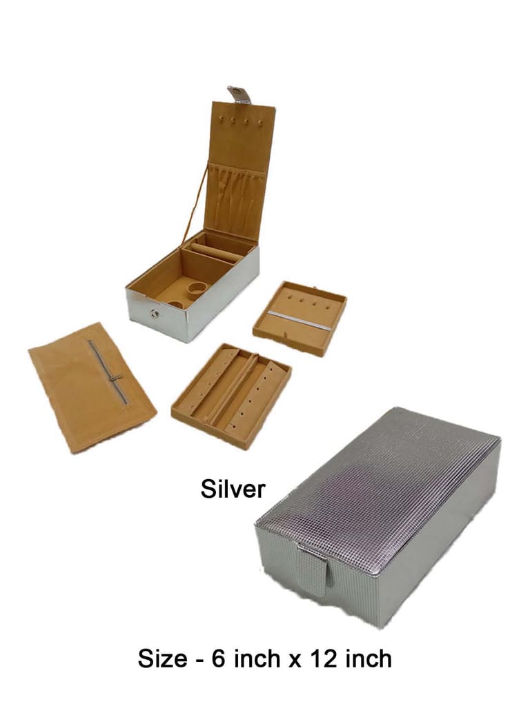 Jewellery Box in Silver color - JB-41