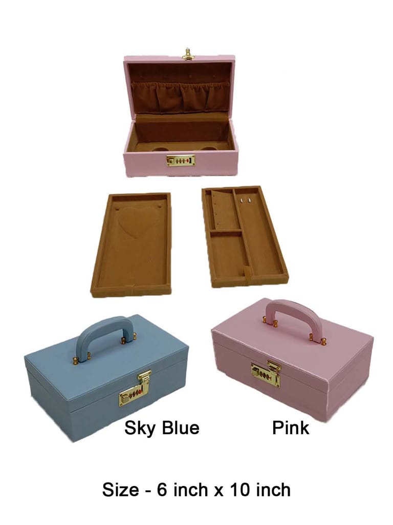 Jewellery Box in Assorted color with Lock - JB-49
