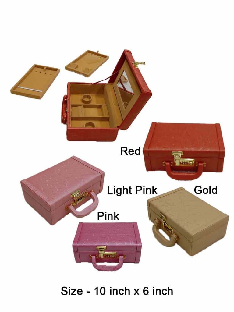 Jewellery Box in Assorted color with Lock - JB-54