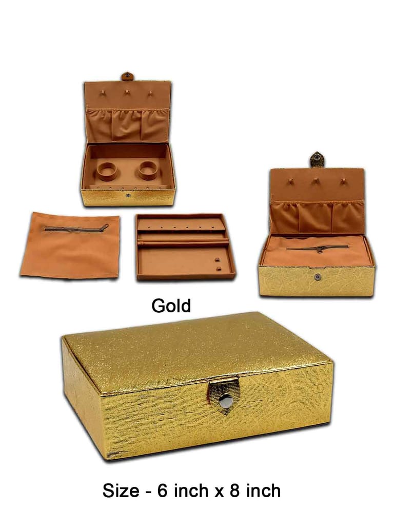 Jewellery Box in Gold color - JB-105