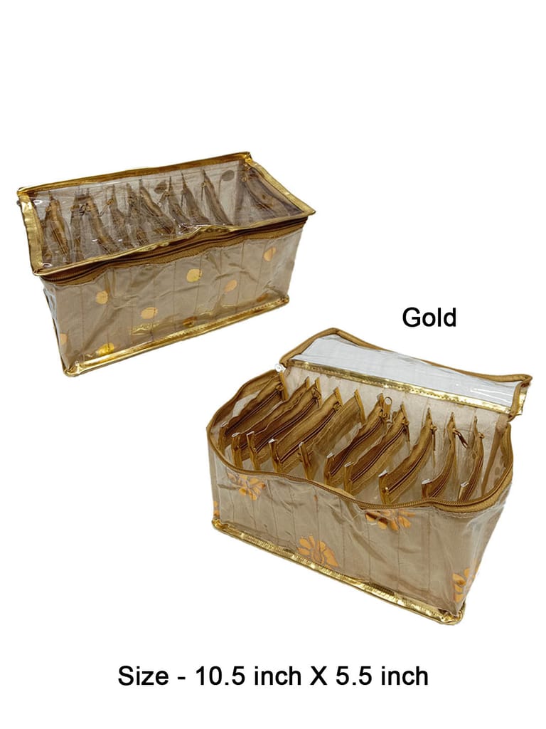 PVC Transparent Jewellery Box with Ten Pouch - JP-34