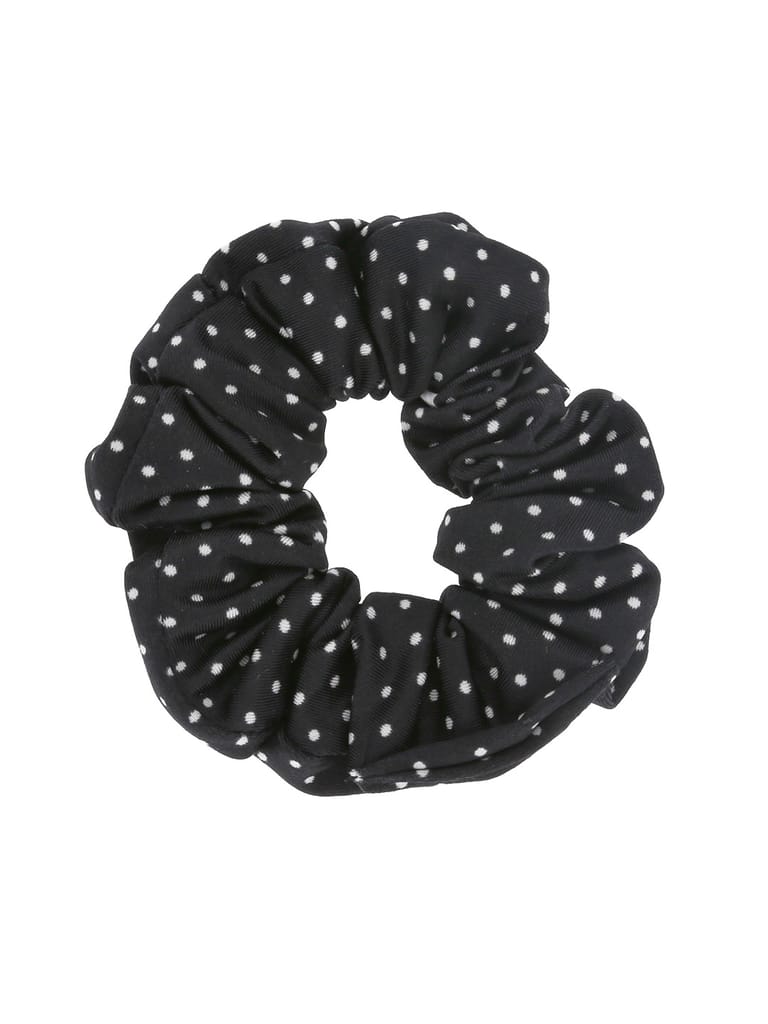 Printed Scrunchies in Black & White color - BHE2443