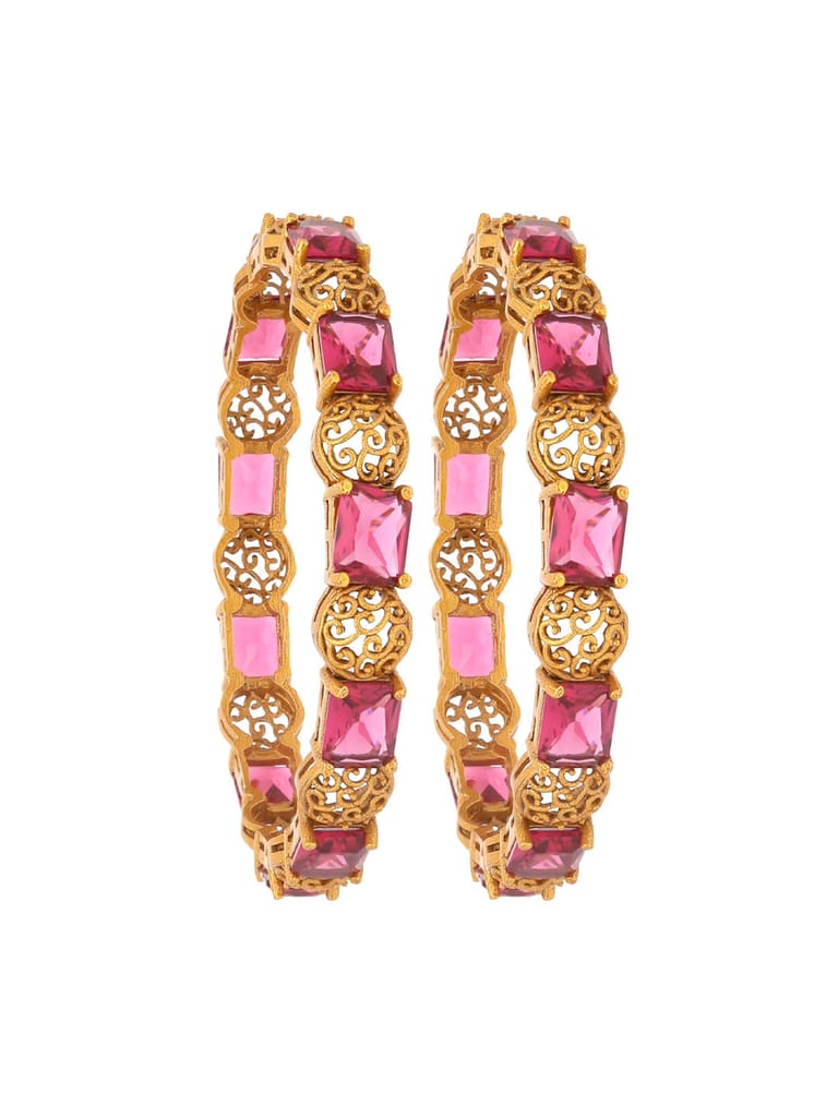 Antique Bangles in Gold finish - RRB1552