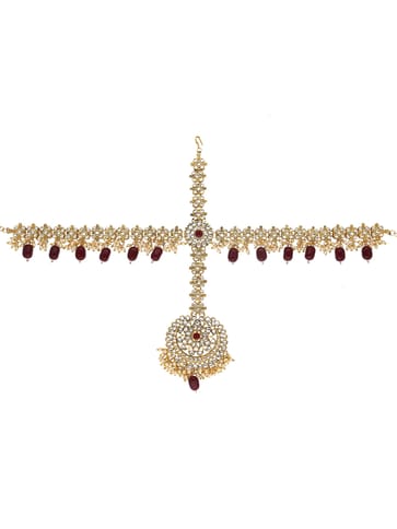 Kundan Matha Patti in Gold finish - CNB21976