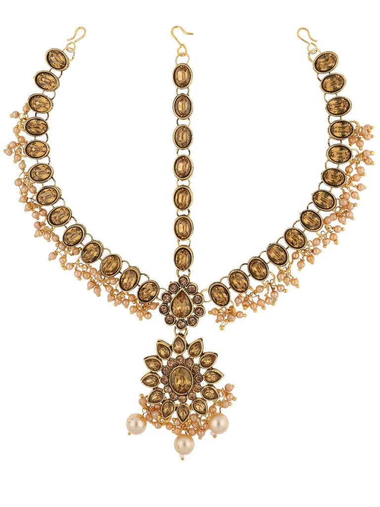 Antique Matha Patti in Gold finish - JGA1713