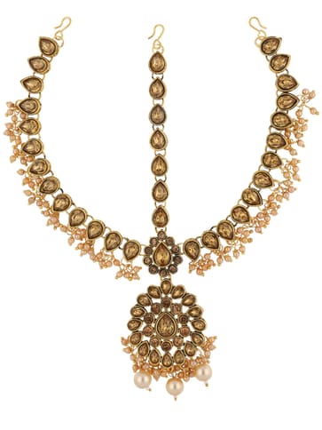 Antique Matha Patti in Gold finish - JGA1716