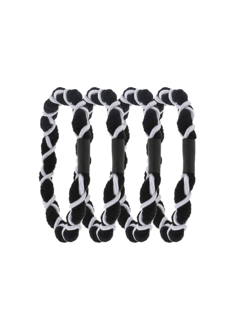 Plain Rubber Bands in Black & White color - DIV10255