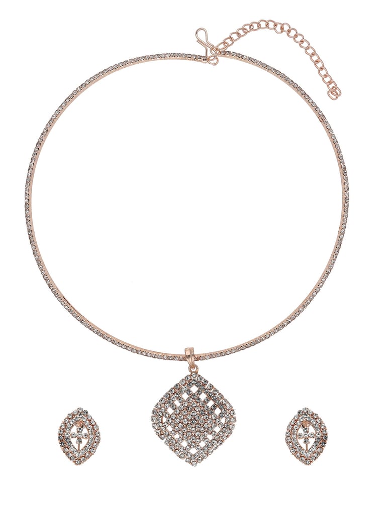Western Necklace Set in Rose Gold finish - CFP9017