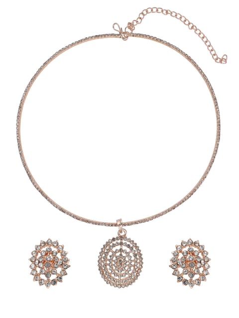 Western Necklace Set in Rose Gold finish - CFP9022