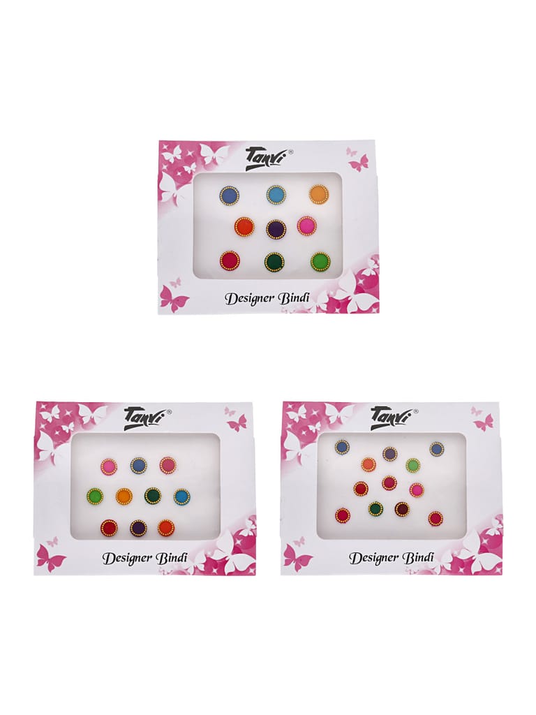 Traditional Bindis in Assorted color - 5100-BR