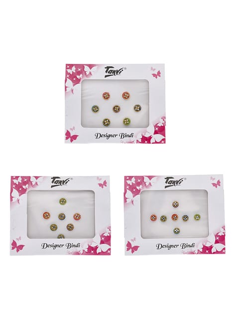 Traditional Bindis in Assorted color - 677-SR
