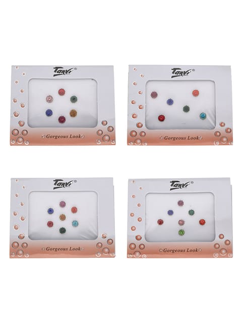 Traditional Bindis in Assorted color - 3570-SR
