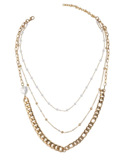 Western Necklace in Gold finish - CNB22563