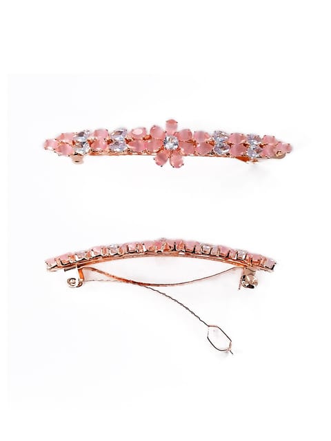 Fancy Hair Clip in Rose Gold finish - PARKG23