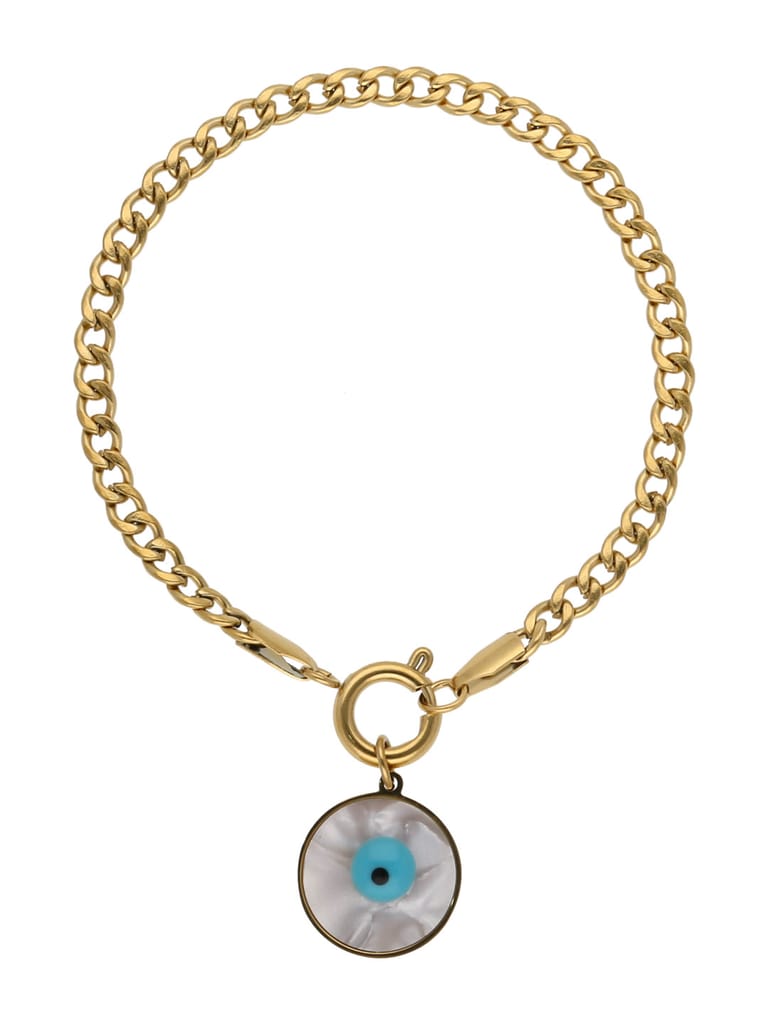 Evil Eye Bracelet in Gold finish - CNB23703