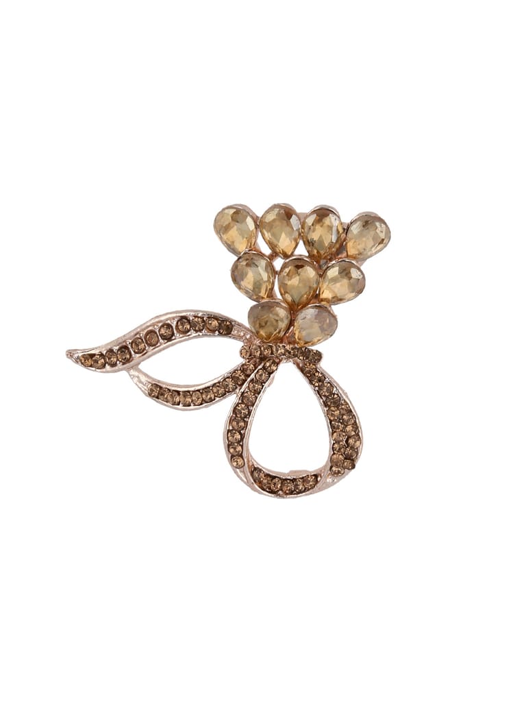 Western Brooch in Rose Gold finish - OMS