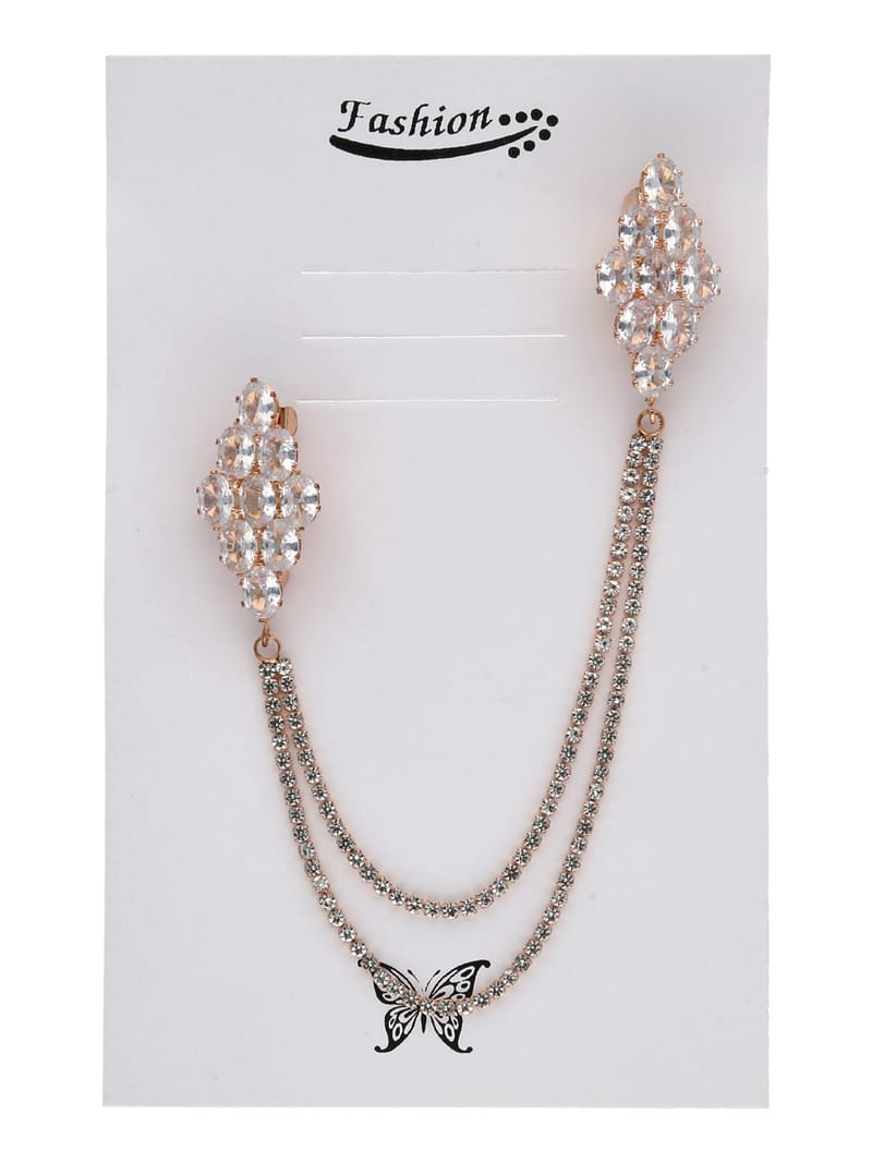 Men's Brooch in Rose Gold finish - CNB23809