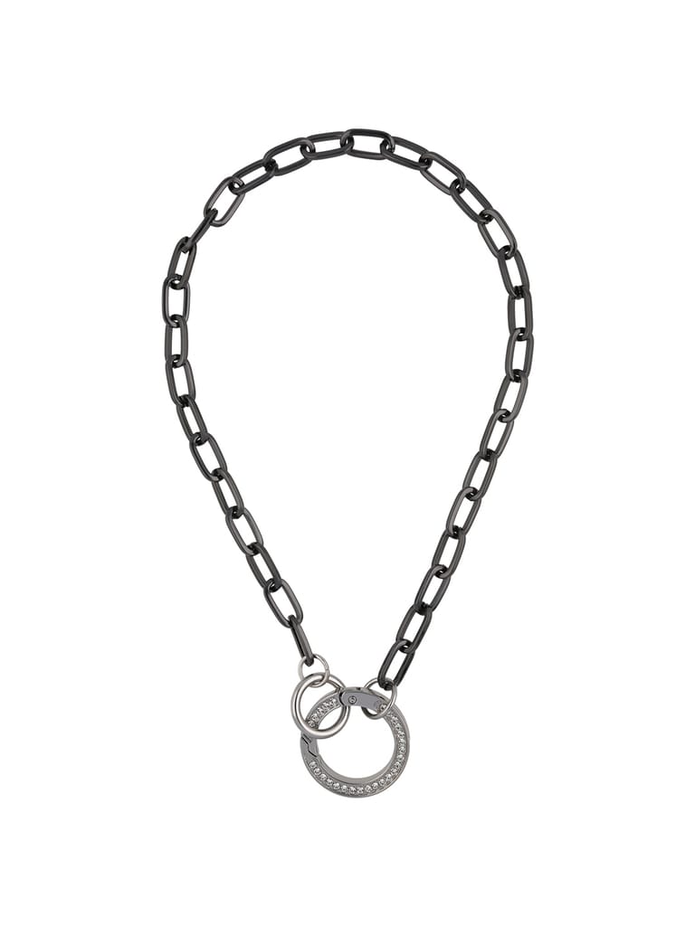 Western Necklace in Black Rhodium finish - CNB24239