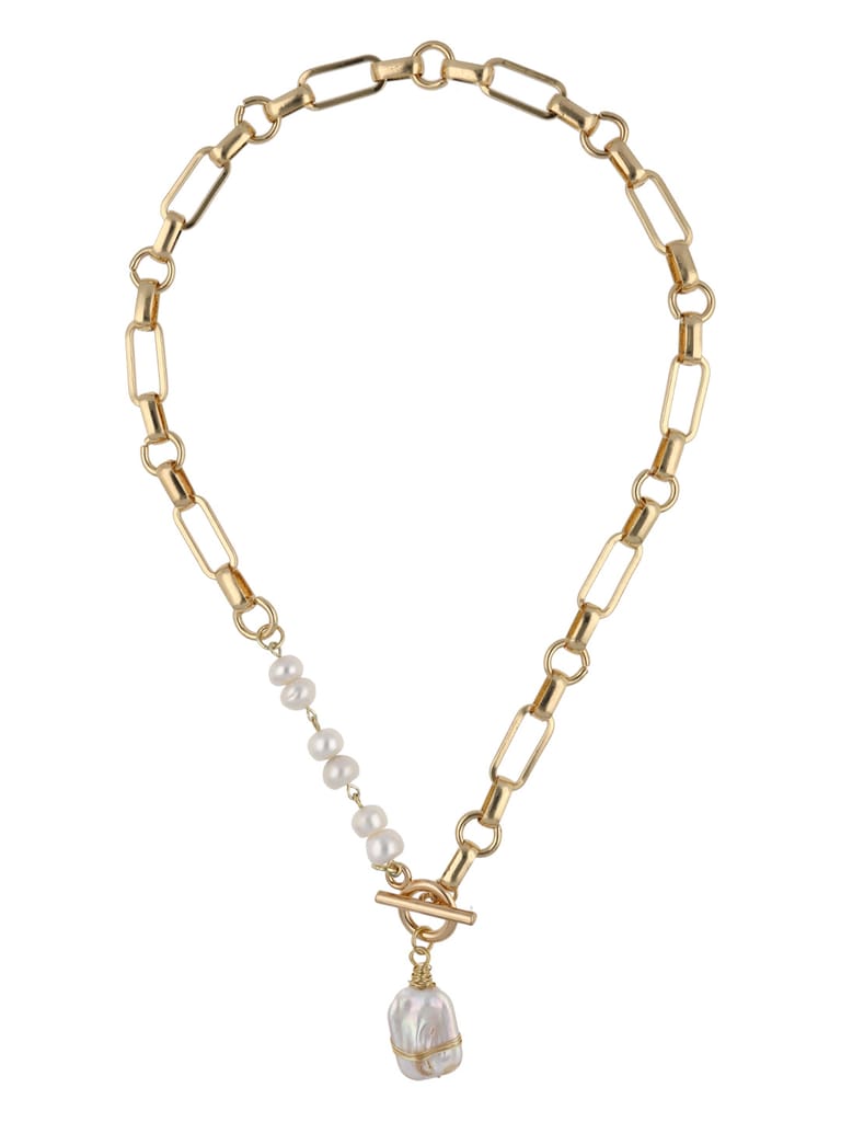 Western Necklace in Gold finish - CNB24325