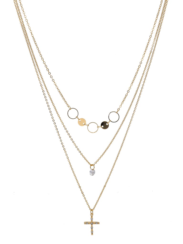 Western Necklace in Gold finish - CNB24372