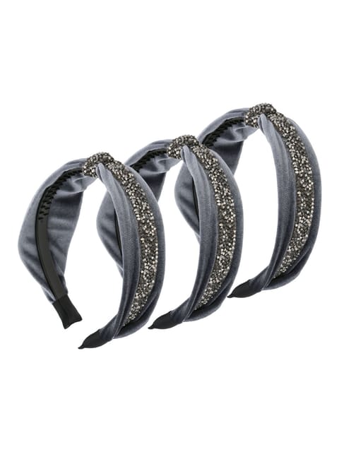Fancy Hair Band in Grey color - CNB24022