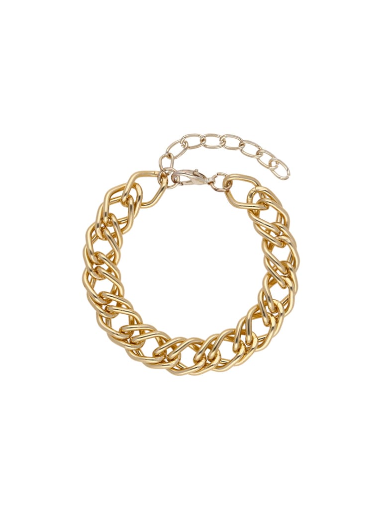 Western Loose / Link Bracelet in Gold finish - CNB24410
