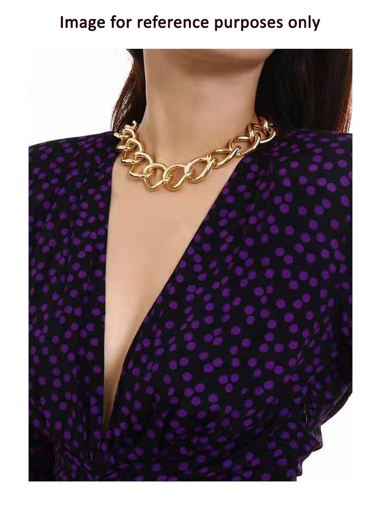 Western Necklace in Gold finish - CNB24248