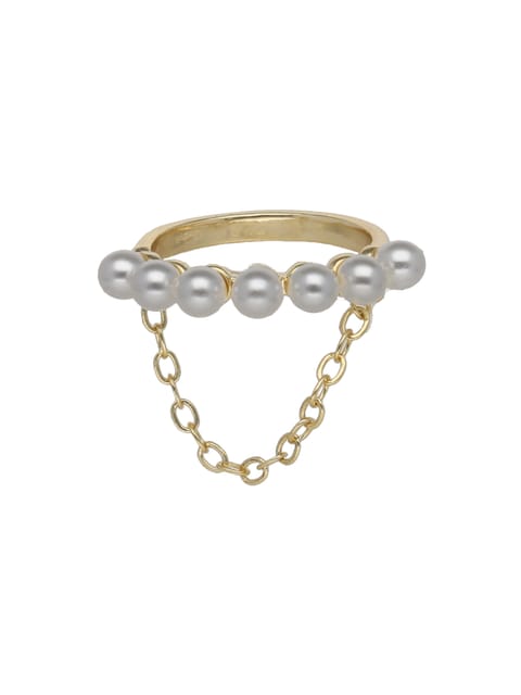Western Finger Ring in Gold finish - CNB24544