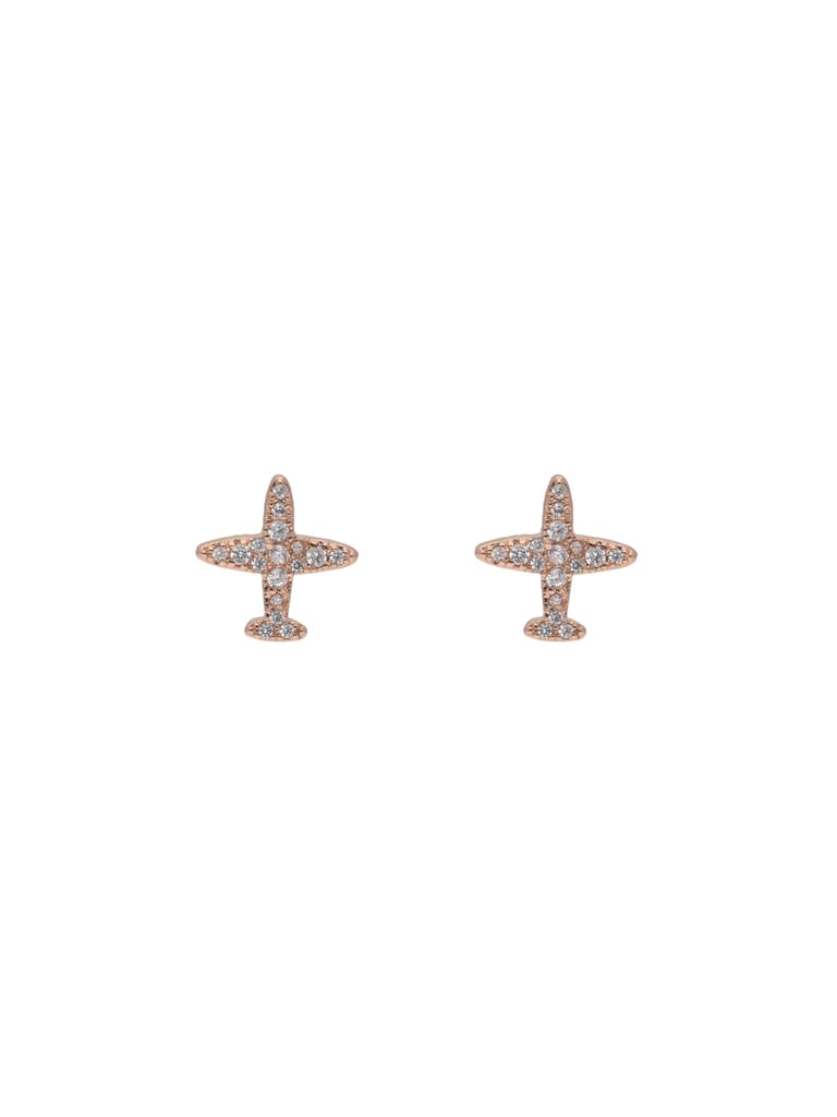 AD / CZ Tops / Studs in Rose Gold finish - CNB24702