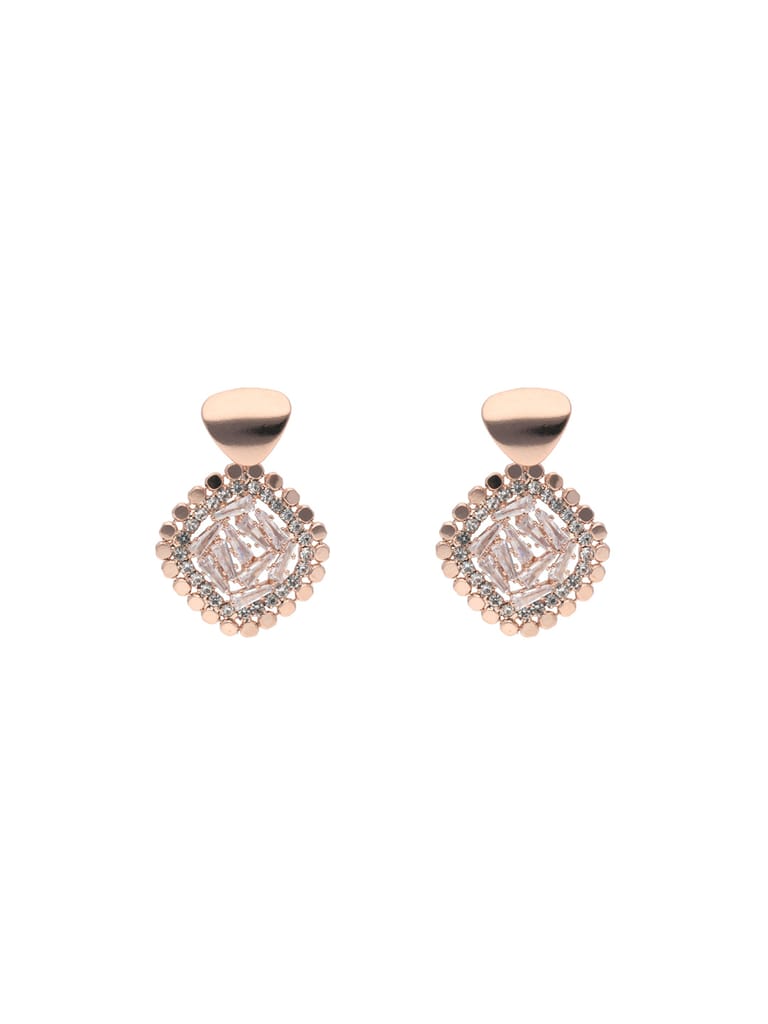 AD / CZ Tops / Studs in Rose Gold finish - CNB24707