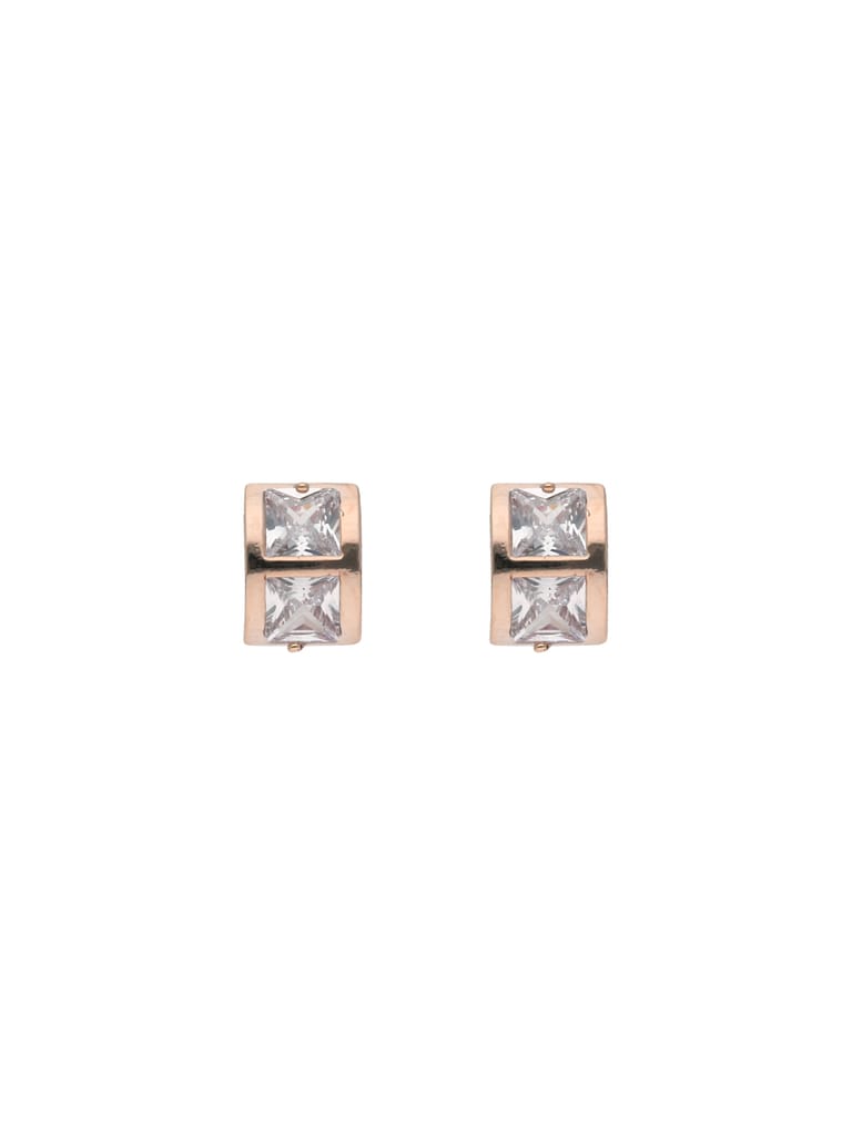 AD / CZ Tops / Studs in Rose Gold finish - CNB24719