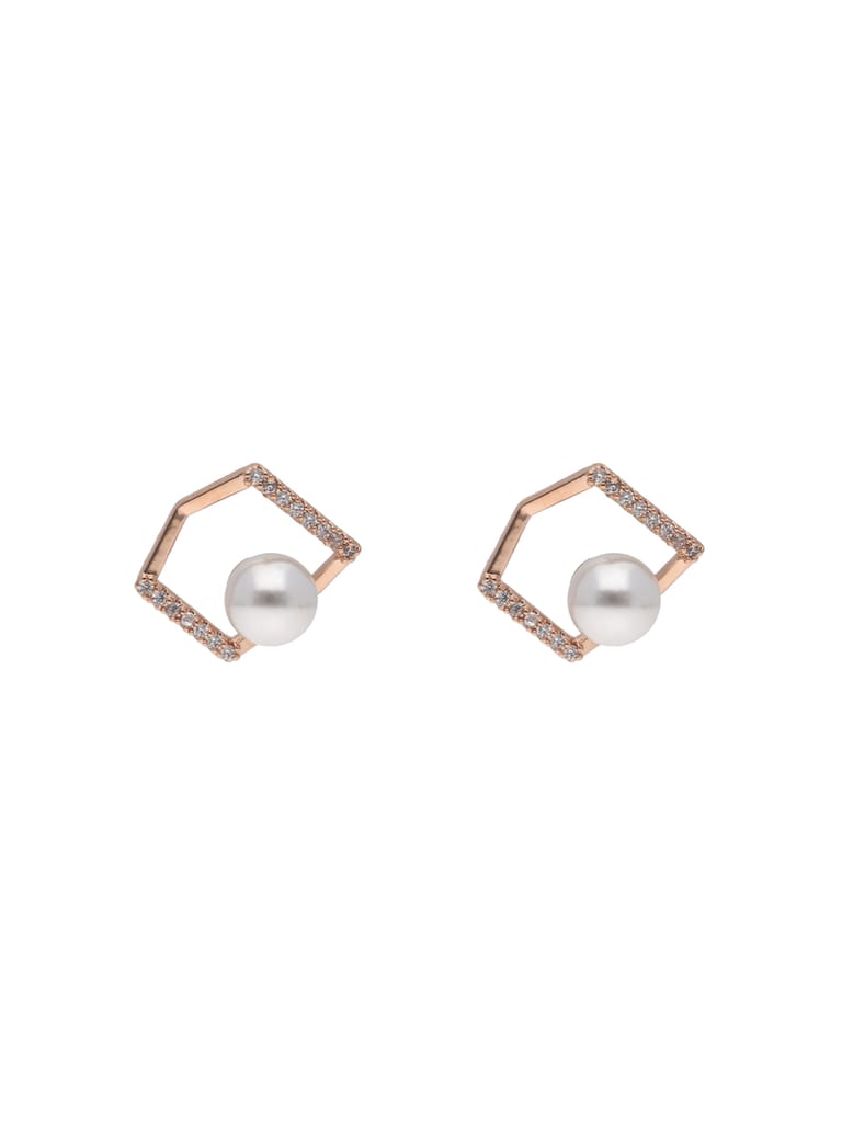 AD / CZ Tops / Studs in Rose Gold finish - CNB24721