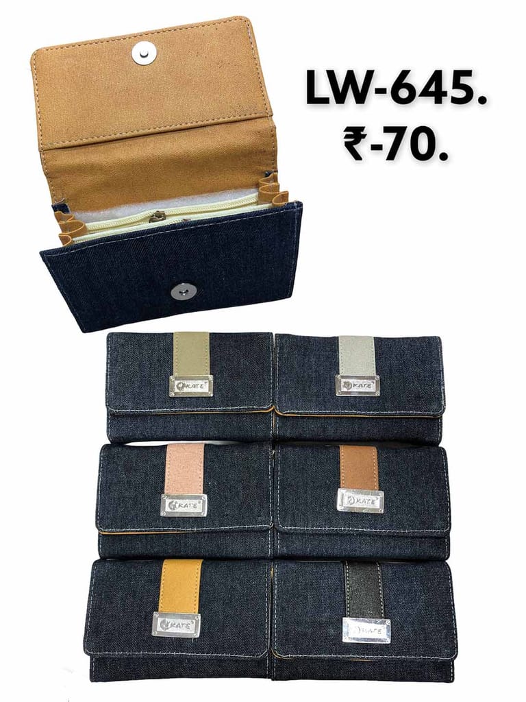 Ladies Wallet in Assorted color - LW-645