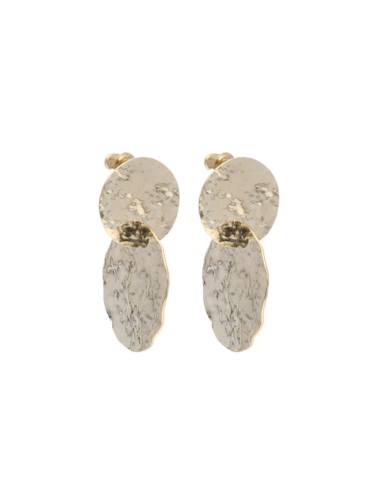 Western Dangler Earrings in Gold finish - CNB24902