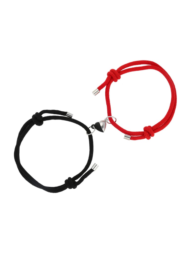 Couple Magnetic Bracelet in Rhodium finish - CNB26529