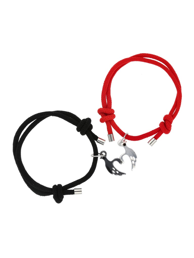 Couple Magnetic Bracelet in Two Tone finish - CNB26531