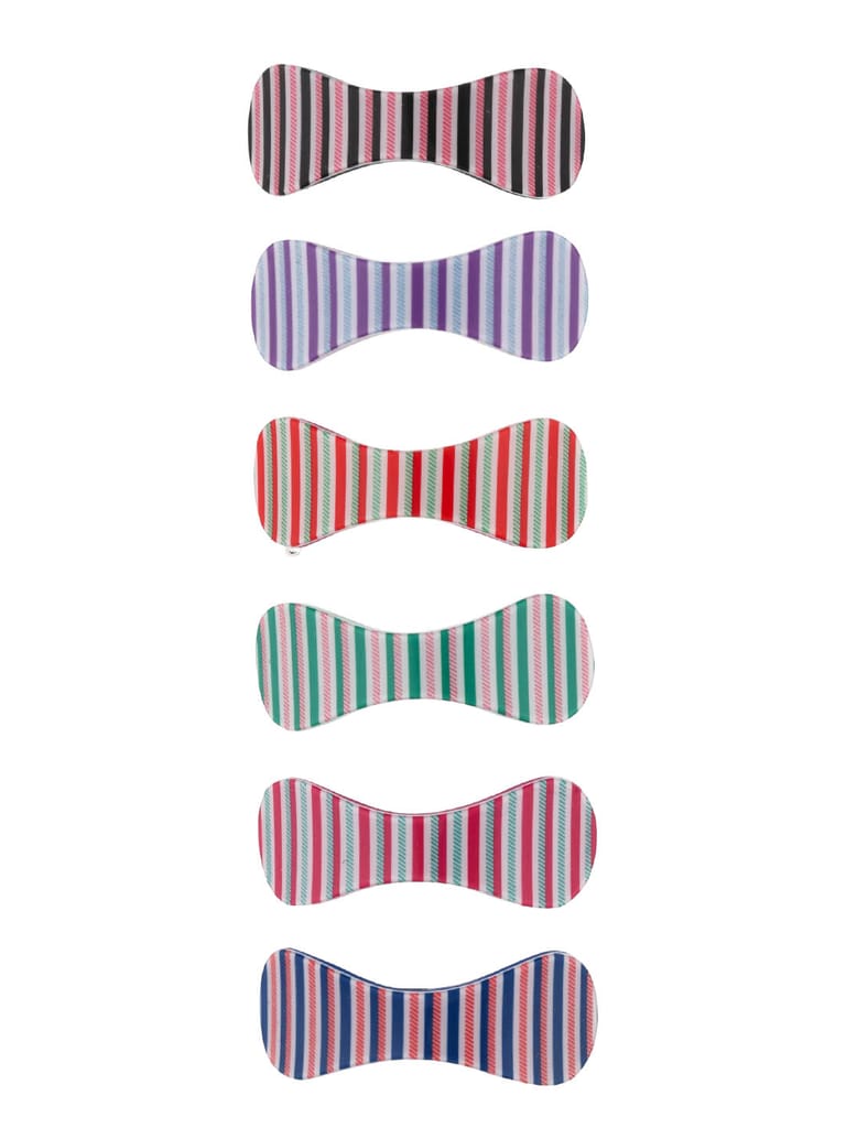 Printed Hair Clip in Assorted color - KINMP12D