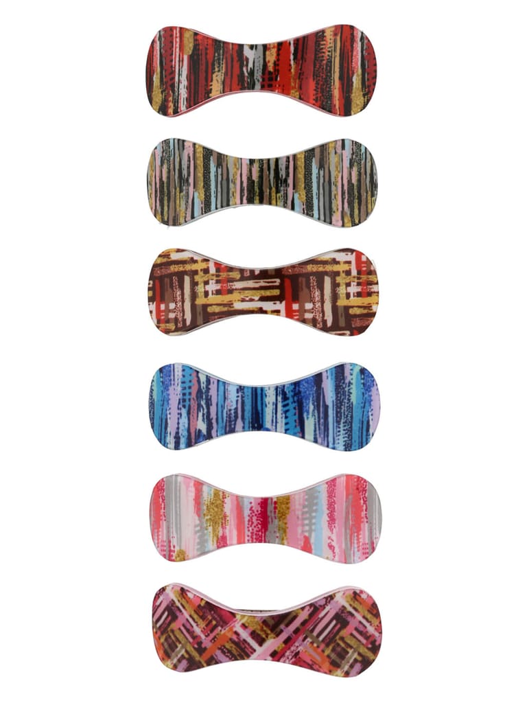 Printed Hair Clip in Assorted color - KINPM11D