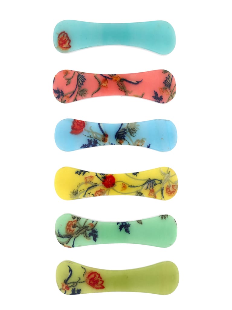 Printed Hair Clip in Assorted color - NIH74