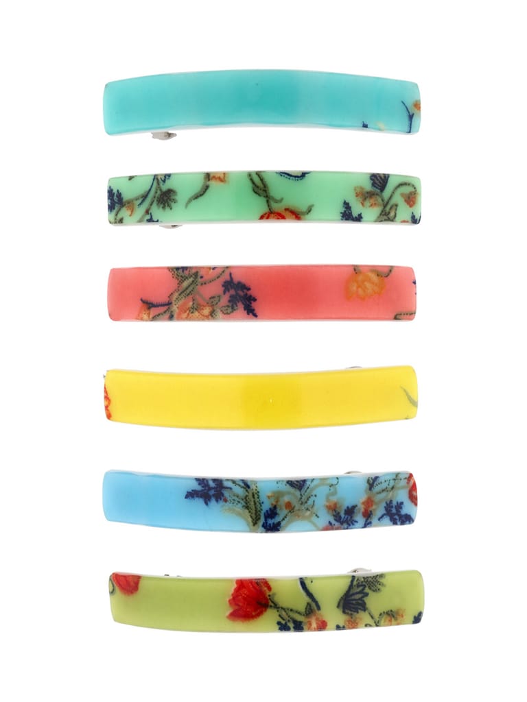Printed Hair Clip in Assorted color - NIH78
