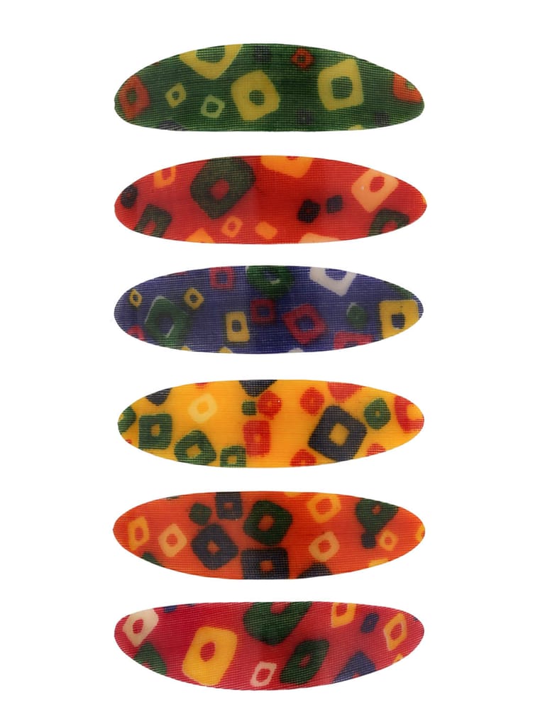 Printed Hair Clip in Assorted color - NIH93