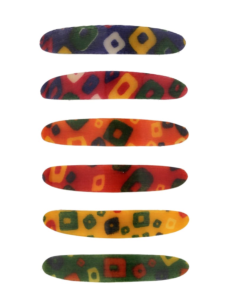 Printed Hair Clip in Assorted color - NIH97