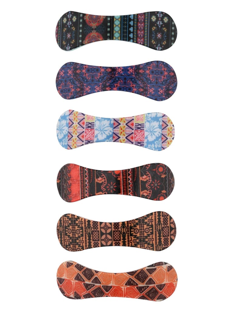 Printed Hair Clip in Assorted color - KINP7D