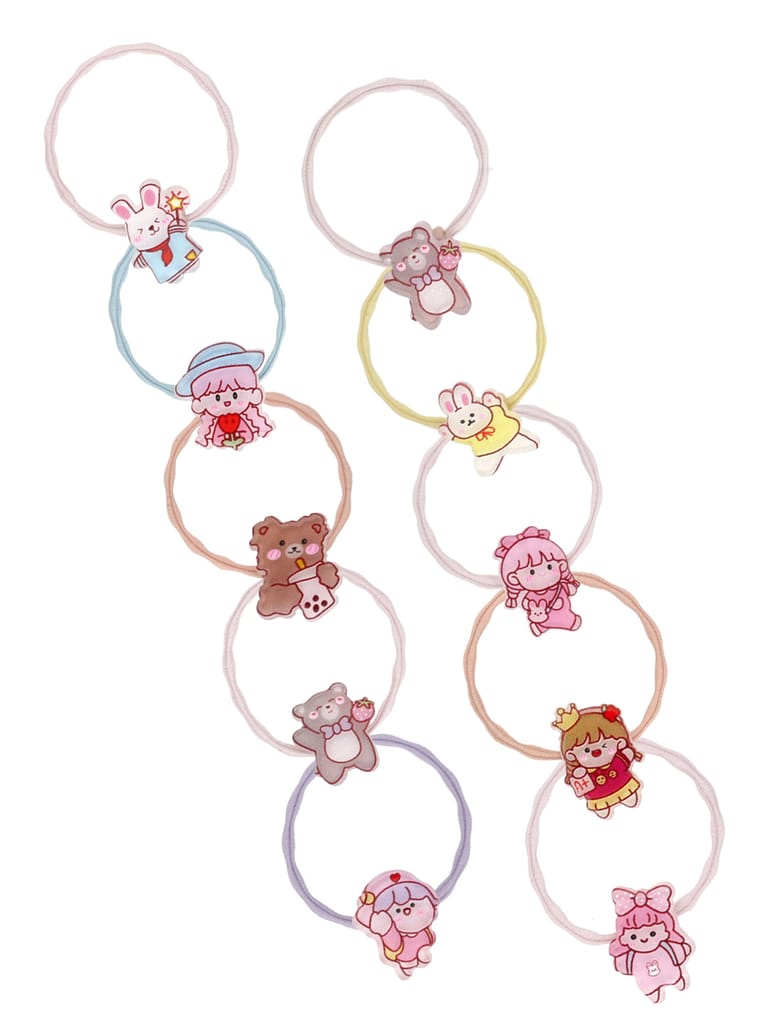 Fancy Rubber Bands for Baby Girl in Assorted color - CNB25619
