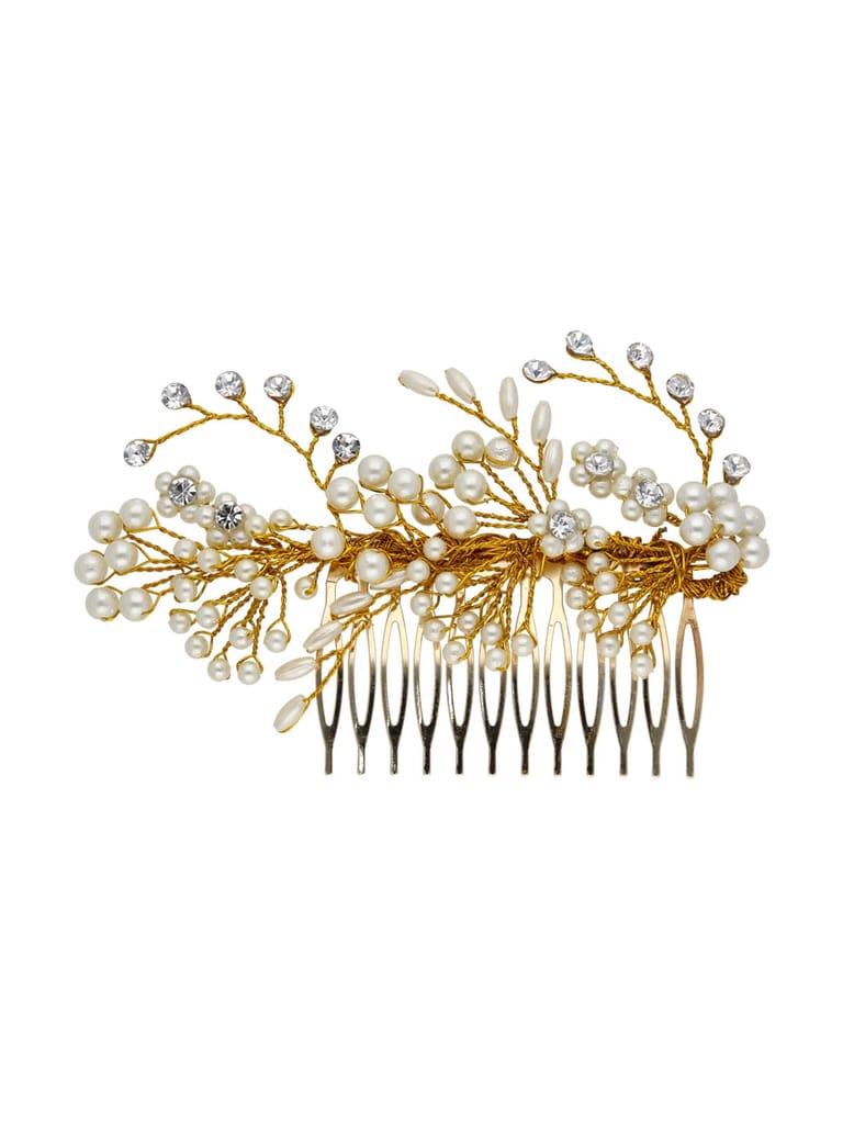 Fancy Comb in Gold finish - ARE1046