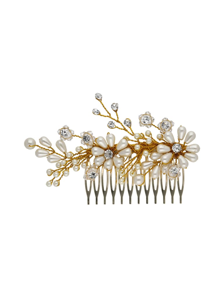 Fancy Comb in Gold finish - ARE1044