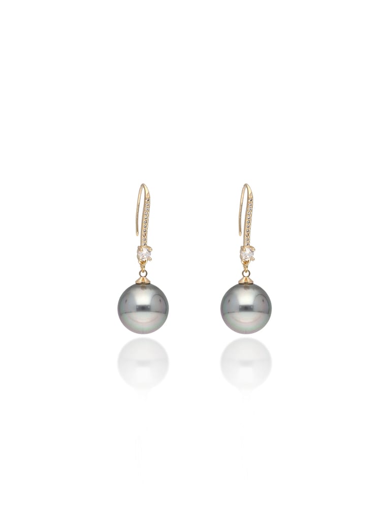 Pearls Dangler Earrings in Gold finish - CNB26725